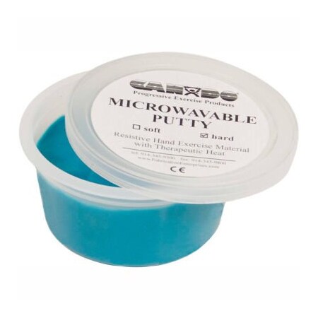Fabrication Enterprises Theraputty Microwaveable Exercise Putty, Firm, Blue, 3 Ounce 300139